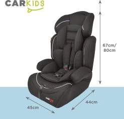 Carkids Verstelbaar Kinderautostoeltje Zwart En Wit | Kinderautostoel Groep 1-2-3 | Kinderen Van 9 Maanden-12 Jaar | 9-36 Kg -Kinderwagens Winkel 1200x1150 21