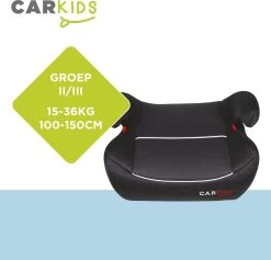 Carkids Auto Zitverhoger Grijs | Autostoeltje Groep 2-3 | Kinderen Van 3,5-12 Jaar | 15-36 Kg -Kinderwagens Winkel 1200x1150 8