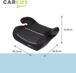 Carkids Auto Zitverhoger Grijs | Autostoeltje Groep 2-3 | Kinderen Van 3,5-12 Jaar | 15-36 Kg -Kinderwagens Winkel 1200x1152 11