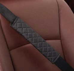 Merkloos Gordelbeschermer Sets Zwart Auto Autostoel Vrachtwagen Safety Belt Cushion Pads -Kinderwagens Winkel 1200x1152 3