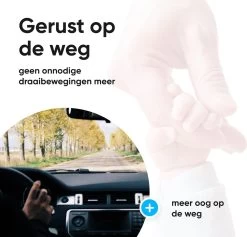Autospiegel Baby 360° Verstelbaar Voor Hoofdsteun Autostoel -Achteruitkijkspiegel XL- Achterbankspiegel Kinderen -Baby Veiligheid Accessoires - Zwart -Kinderwagens Winkel 1200x1153 1