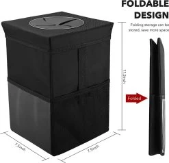 Merkloos Auto Afvalbak - Auto Accessories - Prullenbak Auto - Lekvrije Auto Vuilniszak Met Opbergzakken Multifunctioneel -Kinderwagens Winkel 1200x1155 2