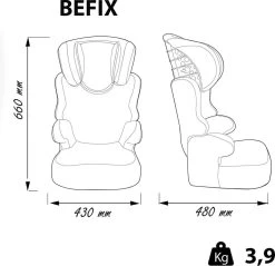 Disney - Autostoel BEFIX FIRST - Groep 2 En 3 - Van 15 Tot 36 Kg - ANWB "Goed Getest" - PRINSESSEN -Kinderwagens Winkel 1200x1159 3
