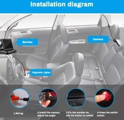 Achterbankspiegel Voor Baby/kind - Met 150° Groothoekcamera Voor Groot Gezichtsveld - Achteruitkijkspiegel, Autospiegel -Kinderwagens Winkel 1200x1161 1