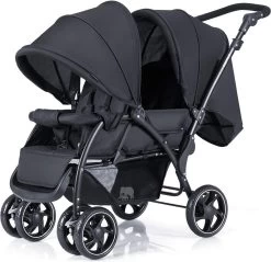Deryan Luxe Elena Dubbele Buggy- Duo Buggy – Tandem Buggy – Compact En Lichtgewicht -Kinderwagens Winkel 1200x1161 2