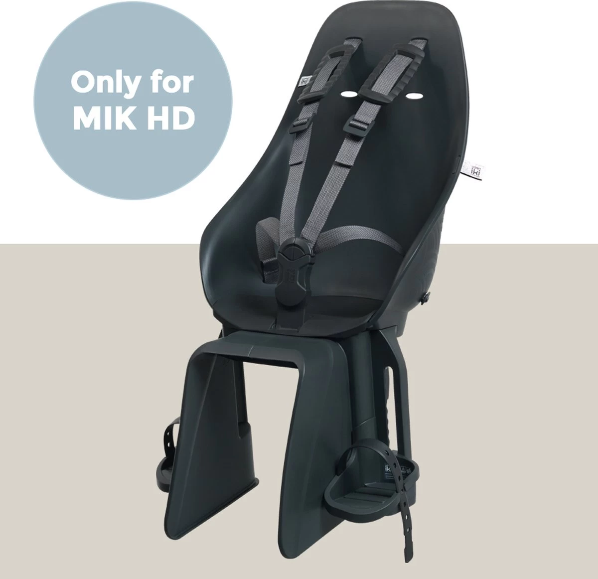 Urban Iki Fietsstoeltje Achter - MIK HD - Bincho Black 1 Urban Iki Fietsstoeltje Achter - MIK HD - Bincho Black