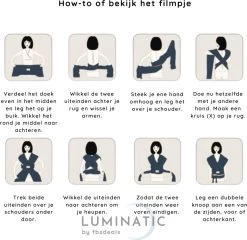 Baby Draagdoek - Babywrap - Baby Carrier - Babydrager - Buikdrager Baby – Baby Draagzak - Baby Sling | Luminatic® | Ergonomisch | Met Tasje | Donker Grijs -Kinderwagens Winkel 1200x1167 10