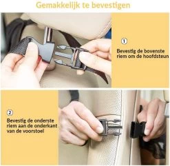 Merkloos Premium Luxe & Stevige Autostoel Organizer Met Tablet Houder - Set Van 2 - Auto Stoel Organiser - -Kinderwagens Winkel 1200x1169 2