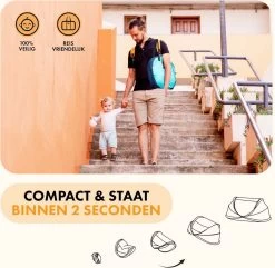 Deryan Peuter Luxe Campingbedje – Inclusief Zelfopblaasbare Matras - Ocean -Kinderwagens Winkel 1200x1170 8