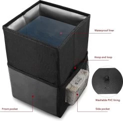 Merkloos Auto Afvalbak - Auto Accessories - Prullenbak Auto - Lekvrije Auto Vuilniszak Met Opbergzakken Multifunctioneel -Kinderwagens Winkel 1200x1175