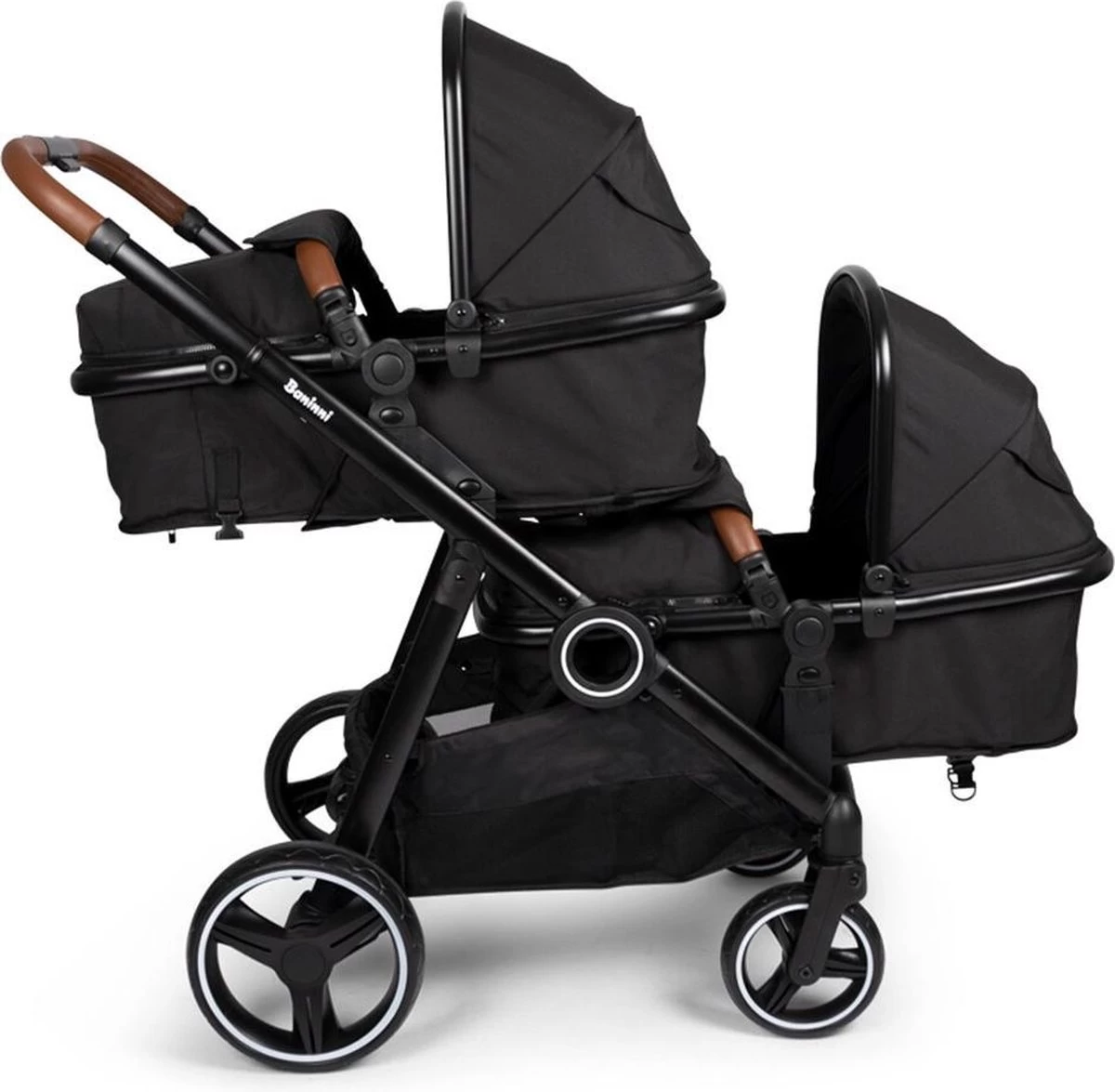 Baninni Voetenzak Voor Luiz Duo Kinderwagen Zwart 4 Baninni Voetenzak Voor Luiz Duo Kinderwagen Zwart - Afbeelding 4