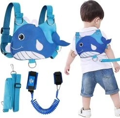 Veiligheidstuigje, Rugzakje. Veiligheidslijn Voor Kinderen, Polsband En Riem. Voorkomt Verdwalen Of Weglopen Van Uw Kind.