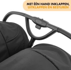 Deryan Luxe Rolo X2 Dubbele Buggy - Duo Buggy - Zwart -Kinderwagens Winkel 1200x1177 3