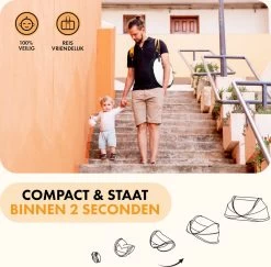 Deryan Baby Luxe Campingbedje – Inclusief Zelfopblaasbare Matras - Cream -Kinderwagens Winkel 1200x1180 17