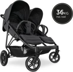 Hauck Uptown Duo Melange Broertje/zusje Kinderwagen Black -Kinderwagens Winkel 1200x1180 23
