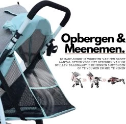 Child Supplies Buggy - Inklapbare Buggy - Baby Stroller - 3 In 1 - Kinderwagen - Roze -Kinderwagens Winkel 1200x1181 6