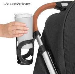 Hauck UpTown Buggy - Met één Hand Opvouwbaar - Zwart -Kinderwagens Winkel 1200x1182 1