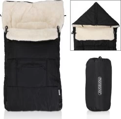 Monzana Kinderwagen Voetenzak Zwart | Teddy | Maxi-Cosi -Kinderwagens Winkel 1200x1184 10