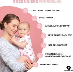 Vulpes BabyCare® Luiertas Rugzak - Luiertassen Met Babybed - Grote Luiertas Met Wieg- Luiertas Verzorgingstas Met Babybedje - Verzorgingsrugzak - Grijs -Kinderwagens Winkel 1200x1184 8
