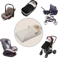 Monzana Kinderwagen Voetenzak Beige | Teddy | Maxi-Cosi | Met Opbergtas 21 Monzana Kinderwagen Voetenzak Beige | Teddy | Maxi-Cosi | Met Opbergtas -Kinderwagens Winkel 1200x1188 10