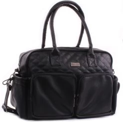 Kidzroom Vision Of Love Luiertas - Zwart - Verschoonmatje - Verstelbare Schouderband -Kinderwagens Winkel 1200x1189 6