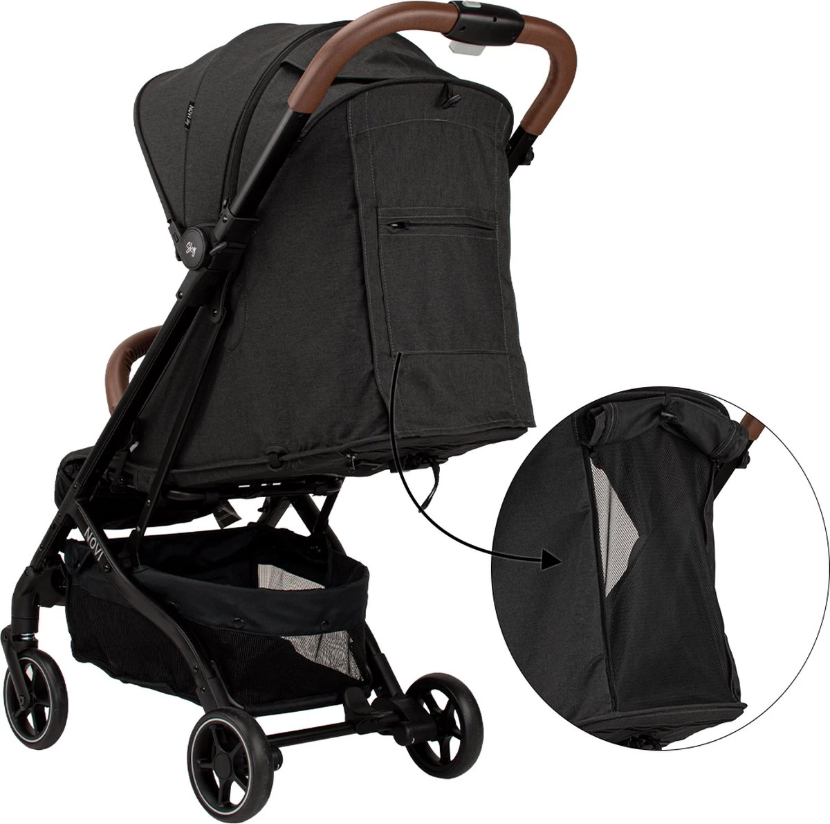Buggy Novi Baby® Sky Black Melange 10 Buggy Novi Baby® Sky Black Melange - Afbeelding 10