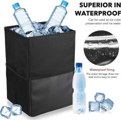 Merkloos Auto Afvalbak - Auto Accessories - Prullenbak Auto - Lekvrije Auto Vuilniszak Met Opbergzakken Multifunctioneel -Kinderwagens Winkel 1200x1192 2