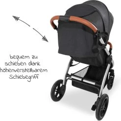 Hauck UpTown Buggy - Met één Hand Opvouwbaar - Zwart -Kinderwagens Winkel 1200x1196 7