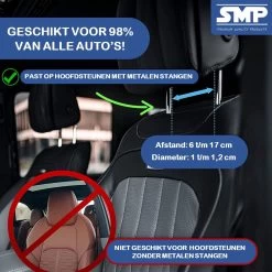 SMP® Hoofdsteun Auto Voor Kinderen En Volwassenen Voor Slapen In Auto - Nekkussen Auto - Reiskussen Auto - Neksteun Auto - Hoofdkussen Auto - Verstelbaar - Memoryfoam Met Ademde Stof - Zwart -Kinderwagens Winkel 1200x1198 1
