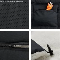 Monzana Voetenzak - Voor Kinderwagen Of Stoeltje - 93x56cm Grijs -Kinderwagens Winkel 1200x1198 21