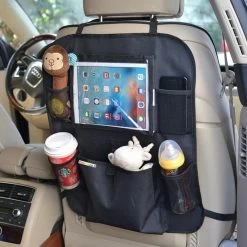 KidsPlaza.nl - Auto Organizer Met Tablethouder - IPad Houder - Zwart 5 KidsPlaza.nl - Auto Organizer Met Tablethouder - IPad Houder - Zwart -Kinderwagens Winkel 1200x1198