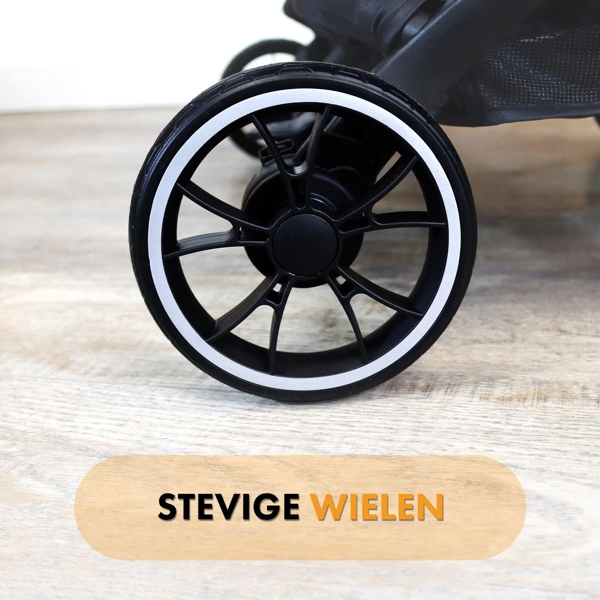 Deryan Luxe Rolo X2 Dubbele Buggy - Duo Buggy - Grijs 3 Deryan Luxe Rolo X2 Dubbele Buggy - Duo Buggy - Grijs - Afbeelding 3