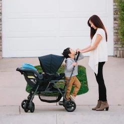 Joovy Caboose Graphite Stand On Tandem Buggy - Zwart - Duo Buggy - Dubbele Buggy -Kinderwagens Winkel 1200x1199 13