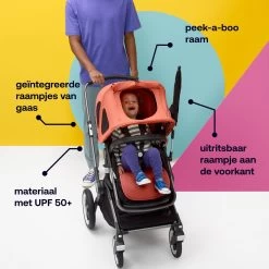 Bugaboo Fox3/Cameleon3 Breezy Zonnekap - Pine Green -Kinderwagens Winkel 1200x1200 1095