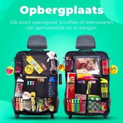 Essential Goods Autostoel Organizer - Inclusief IPadhouder - Opbergtas Auto - Multifunctioneel - Autostoelaccessoires 2 Stuks -Kinderwagens Winkel 1200x1200 121