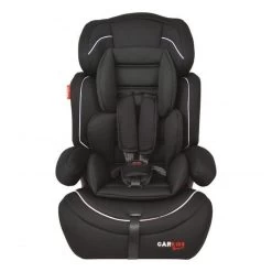 Carkids Verstelbaar Kinderautostoeltje Zwart En Wit | Kinderautostoel Groep 1-2-3 | Kinderen Van 9 Maanden-12 Jaar | 9-36 Kg