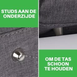 Brisby Slijtvaste Luiertas - Verzorgingstas Groot - Grijs - Inclusief Verschoonmatje - Isoleervakken - Fopspeen Houder - Makkelijk Te Bevestigen Aan De Kinderwagen -Kinderwagens Winkel 1200x1200 1252