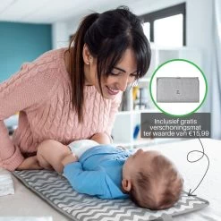 Brisby Slijtvaste Luiertas - Verzorgingstas Groot - Grijs - Inclusief Verschoonmatje - Isoleervakken - Fopspeen Houder - Makkelijk Te Bevestigen Aan De Kinderwagen -Kinderwagens Winkel 1200x1200 1255