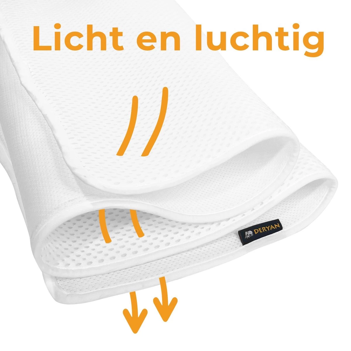 Deryan 3D Welcool Matras - Baby Luxe - Ademend Matras 4 Deryan 3D Welcool Matras - Baby Luxe - Ademend Matras - Afbeelding 4