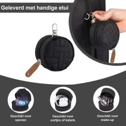 Luiertas Rugzak - Incl. Buggy / Kinderwagen Haken En Verschoningsmat - Complete Set - Zwart Van Zedar -Kinderwagens Winkel 1200x1200 1390