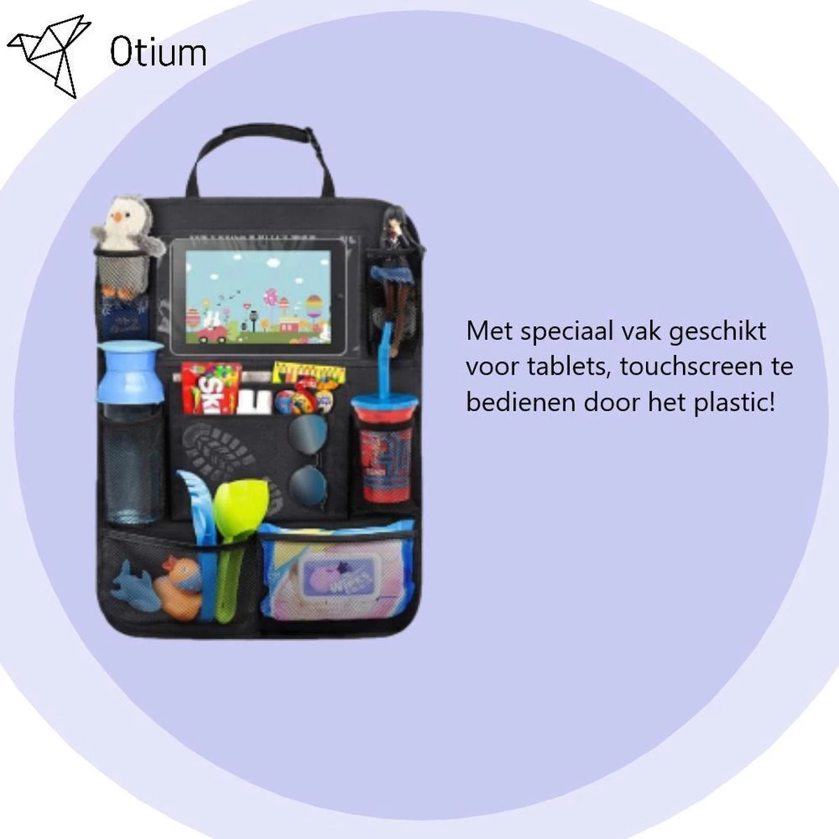 Luxe Autostoel Organizer - Met Tablet Of IPad Vak - Organizer Voor In De Auto - Kind - Kids - Geschikt Voor IPad Of Tablet - Nieuw! - Vakantie - 10 Vakken - Voor Kinderen - Car Organizer - 2021 Uitvoering! Auto Organizer - Nieuw! 3 Luxe Autostoel Organizer - Met Tablet Of IPad Vak - Organizer Voor In De Auto - Kind - Kids - Geschikt Voor IPad Of Tablet - Nieuw! - Vakantie - 10 Vakken - Voor Kinderen - Car Organizer - 2021 Uitvoering! Auto Organizer - Nieuw! - Afbeelding 3