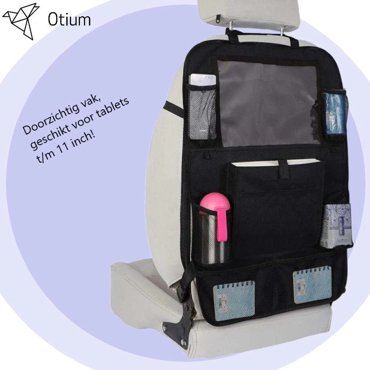 Luxe Autostoel Organizer - Met Tablet Of IPad Vak - Organizer Voor In De Auto - Kind - Kids - Geschikt Voor IPad Of Tablet - Nieuw! - Vakantie - 10 Vakken - Voor Kinderen - Car Organizer - 2021 Uitvoering! Auto Organizer - Nieuw! 6 Luxe Autostoel Organizer - Met Tablet Of IPad Vak - Organizer Voor In De Auto - Kind - Kids - Geschikt Voor IPad Of Tablet - Nieuw! - Vakantie - 10 Vakken - Voor Kinderen - Car Organizer - 2021 Uitvoering! Auto Organizer - Nieuw! - Afbeelding 6