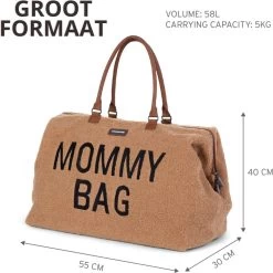 Childhome Mommy Bag Groot - Teddy - Beige -Kinderwagens Winkel 1200x1200 1571