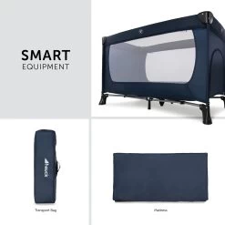 Hauck Dream N Play Plus Campingbedje - Navy -Kinderwagens Winkel 1200x1200 1617