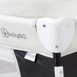 Campingbed BabyGO Sleeper DeLuxe Zwart (incl. Bodemverhoger) -Kinderwagens Winkel 1200x1200 1622