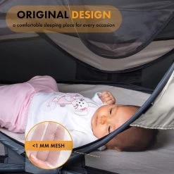Deryan Shane Luxe 2023 Campingbedje - Baby Tent - Anti-UV 50+ - Peuterbed - Silver -Kinderwagens Winkel 1200x1200 1669