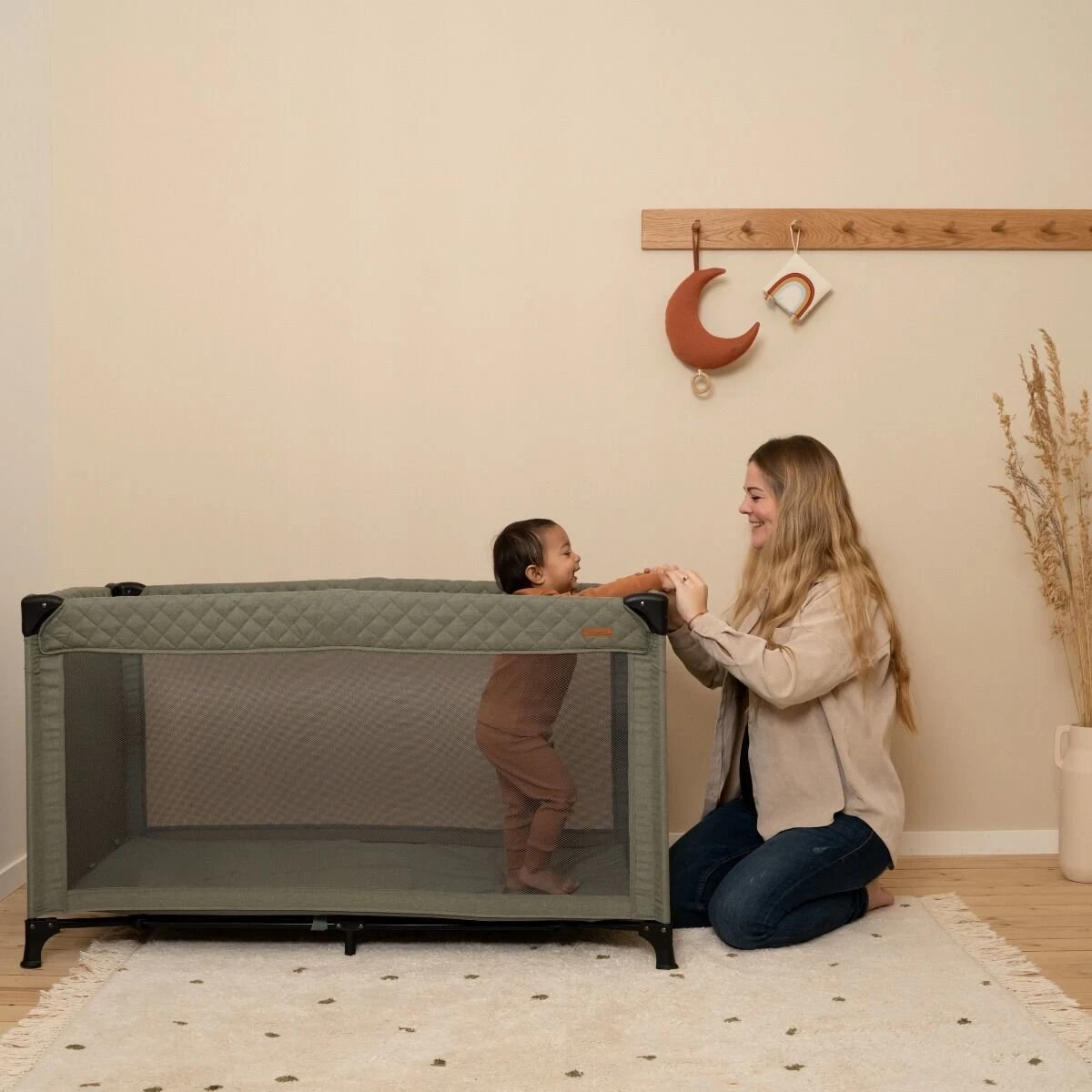 Little Dutch Campingbedje Olive 1 Little Dutch Campingbedje Olive