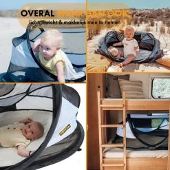 Deryan Baby Luxe Campingbedje – Inclusief Zelfopblaasbare Matras - Blue -Kinderwagens Winkel 1200x1200 1715