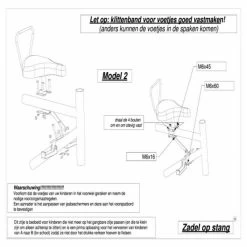 Velo Zadel Op Stang Model 2 - Voor Herenfiets - Met 2 Dunne Stangen -Kinderwagens Winkel 1200x1200 1784