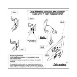 Velo Fietszadel Op Stang - Model 1 - Kinderzitje - Damesfiets -Kinderwagens Winkel 1200x1200 1908